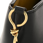 Eco Alter Nappa Perforated Logo Mini Crossbody Black