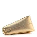Saffiano Lux Triangle Shoulder Bag Platino