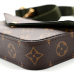 Monogram Felicie Strap & Go Kaki