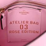 Nappa Atelier 03 Rose Edition Small Flap Crossbody Bag Pink Borealis