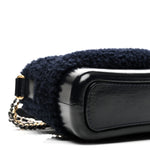 Shearling Small Gabrielle Hobo Navy