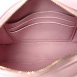 Lambskin Quilted Chain Camera Bag Light Pink