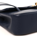 Shiny Caviar Preppy Coco Small Flap Navy
