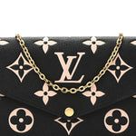 Empreinte Monogram Giant Felicie Pochette Black Beige
