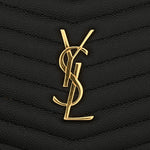 Grain De Poudre Matelasse Monogram Mini Lou Camera Bag Black