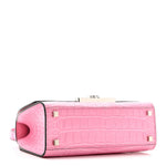 Matte Crocodile Rejane BB Pink