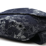 Denim GG Monogram Camouflage Belt Bag Blue