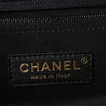 Calfskin Quilted New Medium Boy Flap Black