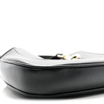Calfskin Small Jackie Shoulder Bag Black
