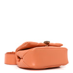 Calfskin Matelasse Mini Serpenti Cabochon Crossbody Bag Orange