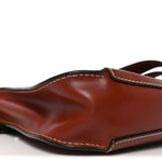 Calfskin Marcie Top Handle Bag Sepia