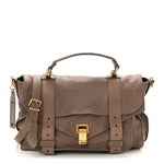 Lambskin PS1 Medium Satchel Smoke