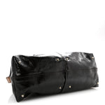 Patent Lambskin Medium Paddington Satchel Dark Brown