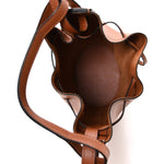 Calfskin Mini Balloon Bucket Bag Tan