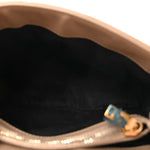 Calfskin Y Quilted Monogram Small Loulou Chain Satchel Dark Beige