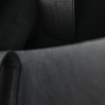 Calfskin Large Shopping Tote Black