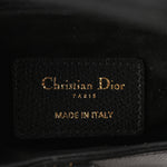 Grained Calfskin Mini Saddle Bag Black