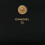 Lambskin Quilted CC Clutch On Chain Black