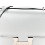 Metallic Chevre Chamkilight Constance 18 Argent
