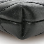 Calfskin Matelasse Mini GG Marmont Chain Bag Black
