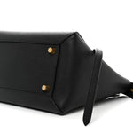 Grained Calfskin Mini Belt Bag Black