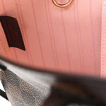Damier Ebene Neo Neverfull MM Rose Ballerine