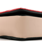 Lambskin Quilted Small Lola Bag Bright Red Orange