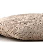 Suede Intrecciato Large Hop Mastice