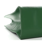 Vegan Leather Medium Shopping Bag Greenscreen