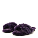 Woolskin Oran Sandals 38.5 Violet Fonce