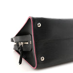Epi Vaneau GM Black Hot Pink