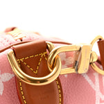 Calfskin Monogram Speedy P9 Bandouliere 40 Pink Sakura
