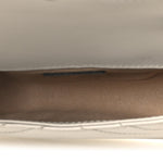 Calfskin Matelasse Super Mini GG Marmont Shoulder Bag Grey