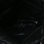 Silktech Canvas Wide Puffer Tote Black