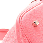 Taurillon Clemence Picotin Lock 22 MM Rose Azalee