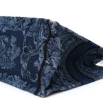 Canvas Embroidered Medium Dioriviera Toile De Jouy Book Tote Blue Black