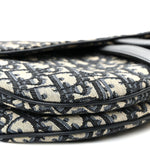 Oblique Saddle Bag Blue