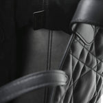 Calfskin Macrocannage Medium Toujours Black
