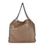 Shaggy Deer Small Falabella Tote Taupe