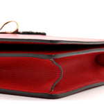 Calfskin Web Medium Peony Chain Shoulder Bag Red