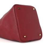 Taurillon Clemence Picotin Lock 22 MM Rouge H