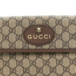 GG Supreme Monogram Neo Vintage Web Belt Bag Brown