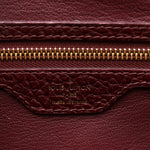 Ostrich Lizard Majestueux Tote MM Bordeaux