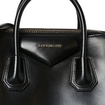 Shiny Lord Calfskin Medium Antigona Black