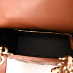 Calfskin Cannage Small My ABCDior Lady Dior Tan