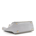 Vitello Small Rockstud Tote Grey