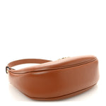 Smooth Calfskin Medium Strap Ava Triomphe Shoulder Bag Tan