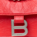 Arena Calfskin Small Crush Chain Bag Tomato Red