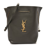 Lambskin Pochon Shoulder Bag Light Musk