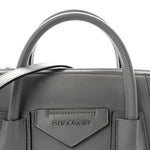 Calfskin Small Soft Antigona Pearl Grey